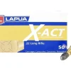Lapua X-Act Ammunition 22 Long Rifle 40 Grain Lead Round Nose Box of 50